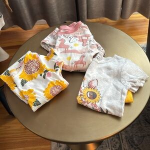 Carters Toddler size 4T Honest baby clothing size 4T A total of 6 pieces 3 sets
